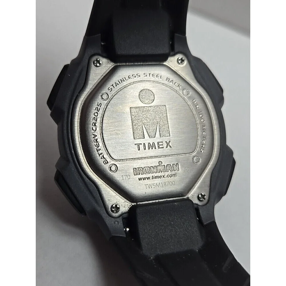 Timex Ironman Classic 30 Lap Watch 44mm Indiglo WR100M New Battery Quartz Mens